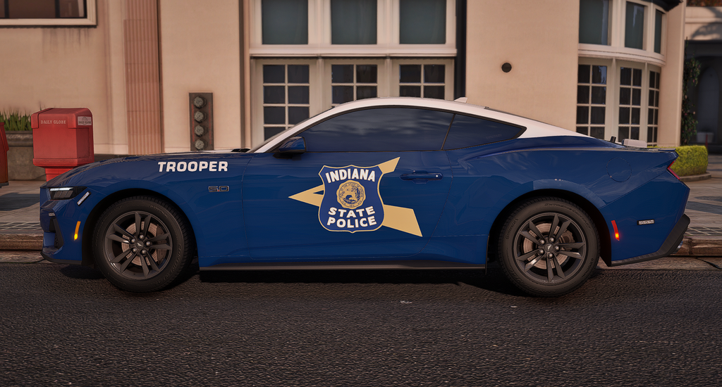 Indiana State Police 2024 Mustang