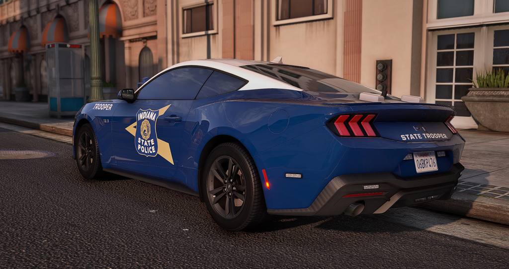 Indiana State Police 2024 Mustang
