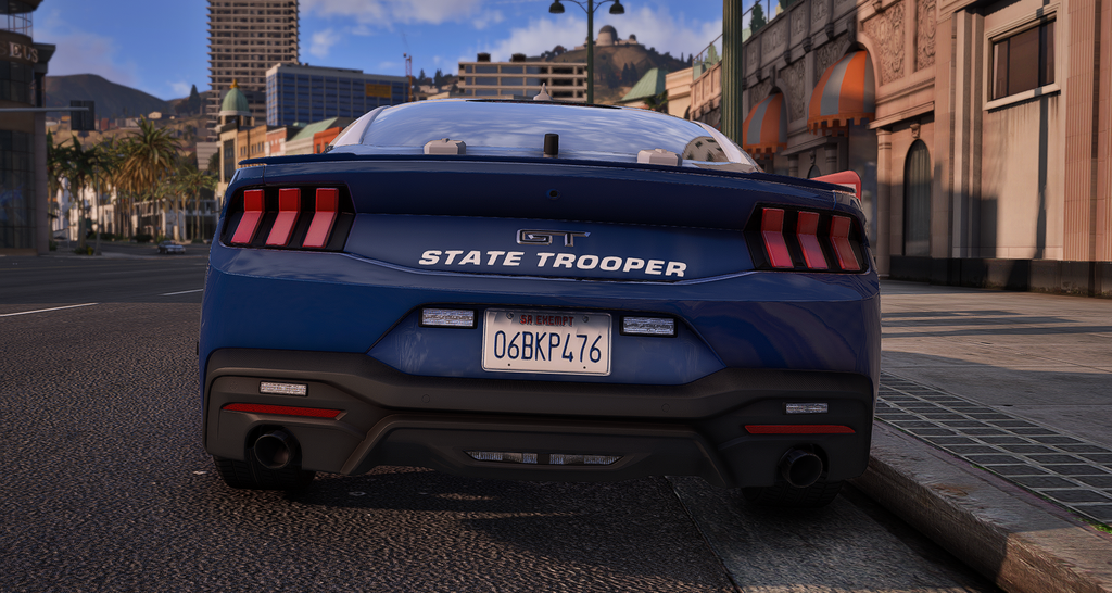 Indiana State Police 2024 Mustang