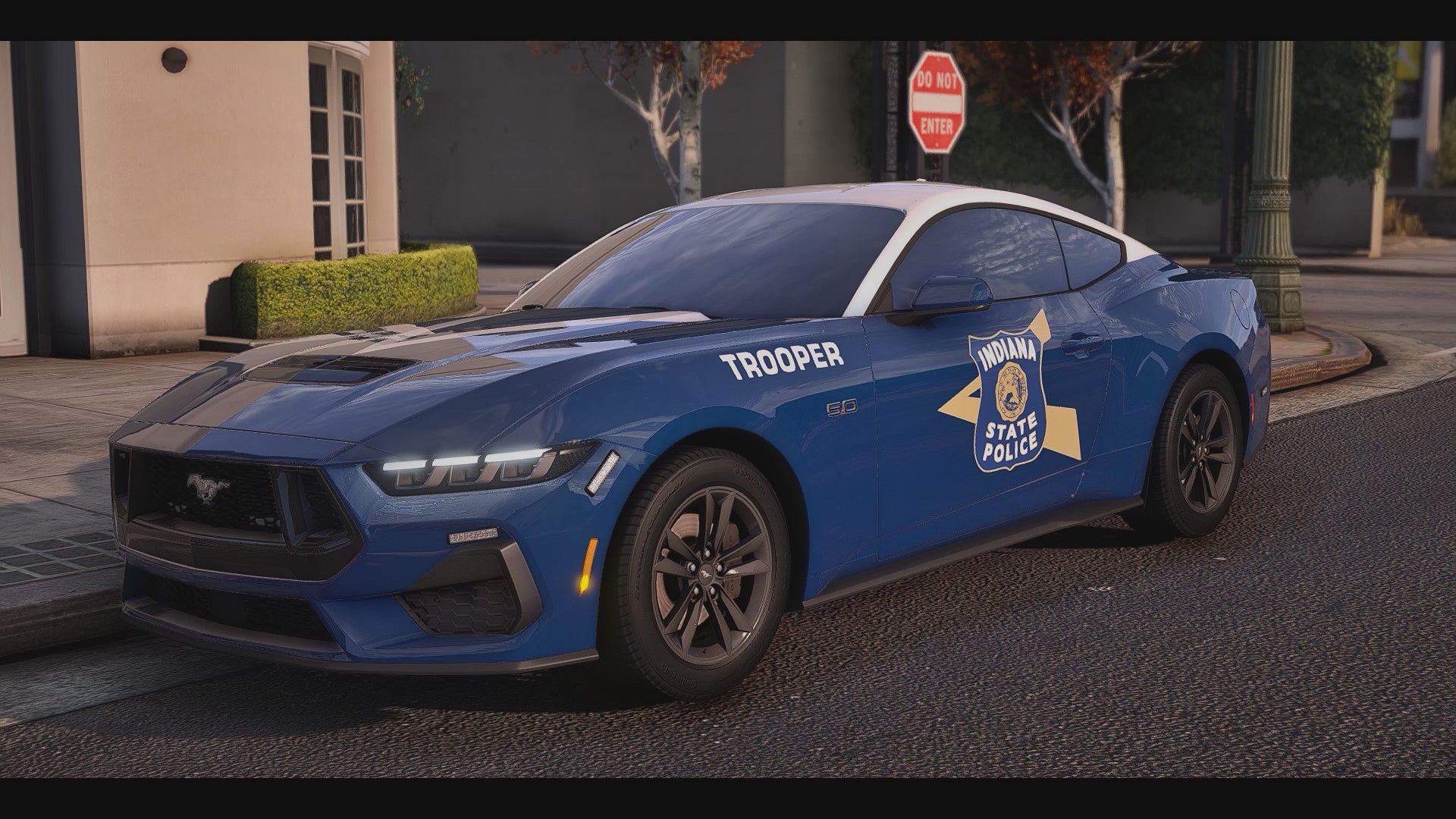 Indiana State Police 2024 Mustang
